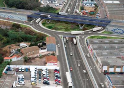 CONTROL Y VIGILANCIA DE LAS OBRAS: PASO INFERIOR EN LA INTERSECCIÓN TIPO GLORIETA ENTRE LA A-68 P.K. 233 CON LA Z-40 EN ZARAGOZA. PROVINCIA DE ZARAGOZA